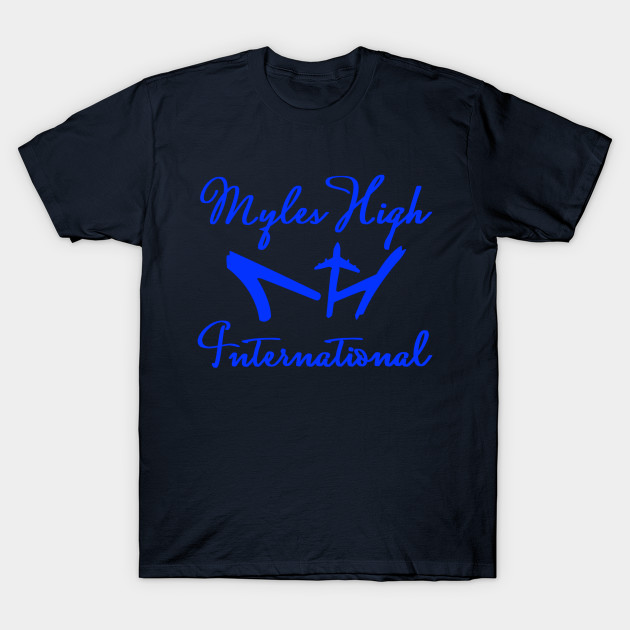 Myles High International Blue Script by mylehighinternational